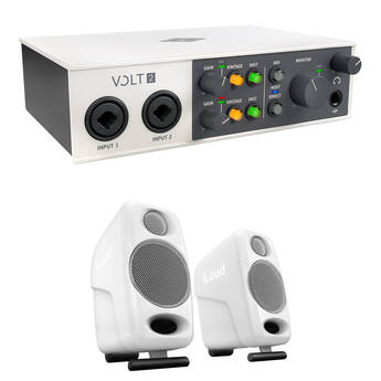 Universal Audio Volt 2 USB-C Audio/MIDI Interface Kit with Monitors Kit
