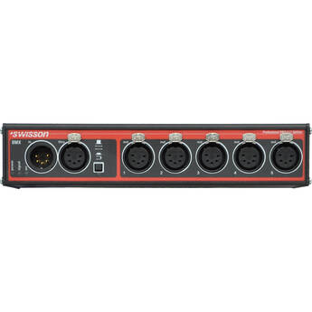 SWISSON XSP DMX Splitter & Booster Box Style (XLR 5-Pin, 5-Output)