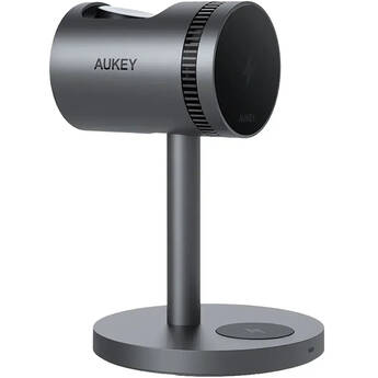 AUKEY LC-MC311A MagFusion Qi2 3-in-1 Wireless Charging Station with Active Cooling