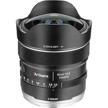 7Artisans 10mm f/2.5 AF MAX Fisheye Lens (Sony E)