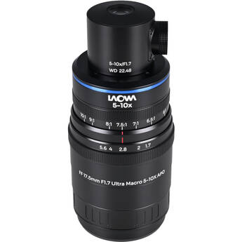 Venus Optics Laowa Aksen 17.5mm f/1.7 5-10x Ultra Macro APO Lens with Coaxial Illumination (Sony E)