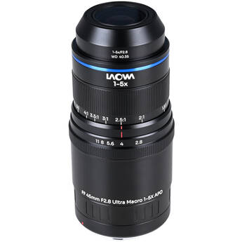Venus Optics Laowa Aksen 45mm f/2.8 1-5x Ultra Macro APO Lens (Canon RF)