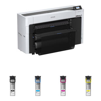 Epson SureColor T5770DR 36" Large-Format Dual-Roll CAD/Technical Printer with High-Capacity Ink Packs Kit