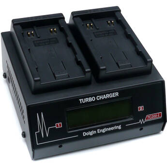 Dolgin Engineering TC200-i Two-Position Simultaneous Battery Charger for Canon BP-A30 and BP-A60