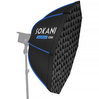 Sokani instaSbox iO90 Quick-Open Octagonal Softbox with Grid (35.4")