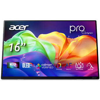 Acer ProDesigner PE160W 16" WUXGA Widescreen OLED Portable Monitor