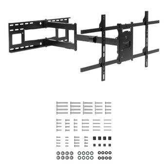 Mount-It! Full Motion Wall Mount for 42 to 80" Displays with Universal TV Mount Hardware Kit