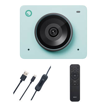 OBSBOT Meet 2 4K Webcam with Essentials+ Kit (Aurora Green)