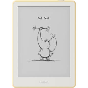 BOOX Go 6 Gen II E-Ink Tablet (6", Custard)