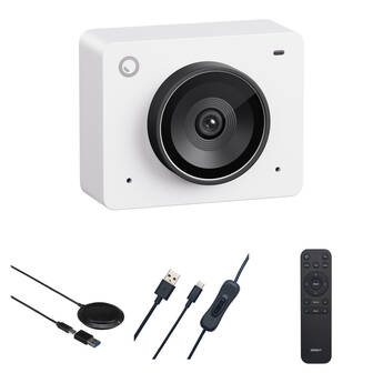 OBSBOT Meet 2 4K Webcam & Group Conference Kit (Cloud White)