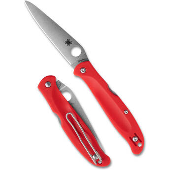 Spyderco Charisma Folding Knife (Red)