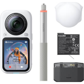 Insta360 X6 360° 8K Camera Essentials Bundle (Arctic White)