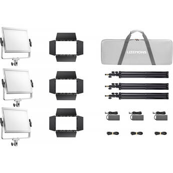 Godox Litemons LP600Bi Bi-Color LED Light Panel (3-Light Kit)