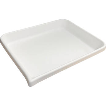 Cescolite Heavy-Weight Plastic Developing Tray (White) - 11x14"