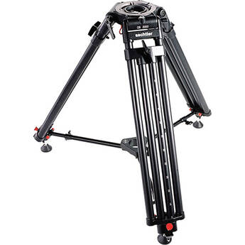 Sachtler OB-2000 Aluminum Tripod Legs (Flat Base and Mitchell) with Mid-Level Spreader