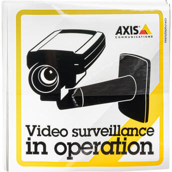 Axis Communications Surveillance Sticker (50-Pack)