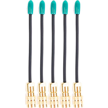WISYCOM Kit 5 Pcs, Whip Antenna, A Connector, 670-870 MHz (Green Cap)