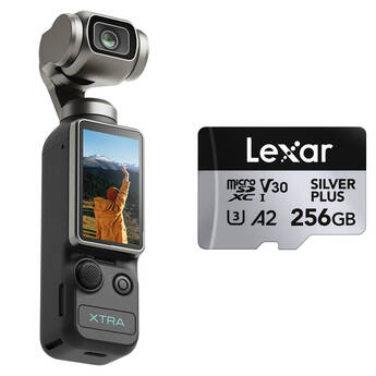Xtra Muse Gimbal Action Camera Kit with microSD Card