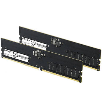 PNY 16GB DDR5 5600 MHz UDIMM Desktop Memory Kit (2 x 8GB)