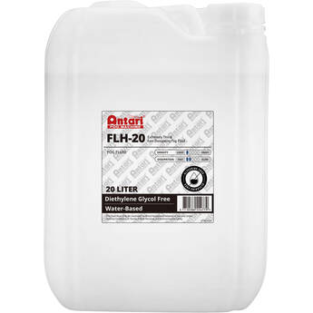 Antari FLH20 Heavy-Density & Long Hang Time Fog Fluid (5 Gallons, Clear)