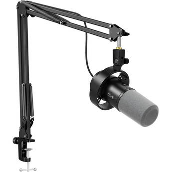 FIFINE AmpliTank K688CT USB/XLR Dynamic Microphone with Boom Arm Stand (Black)