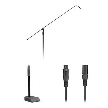 Audix MB5050 MicroBoom System 50" Gooseneck Condenser Microphone Kit (Black, Cardioid)