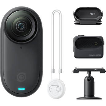 Insta360 GO 3S Action Camera Standard Bundle (128GB, Midnight Black)