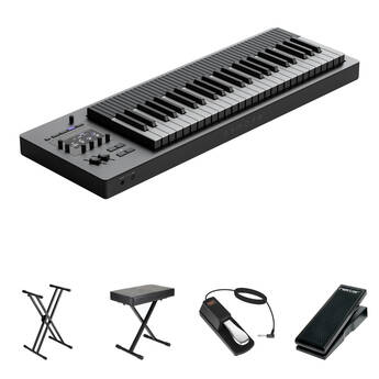 EXPRESSIVE E Osmose 49-Key Synthesizer and MPE Controller Kit with Stand, Bench, and Pedals