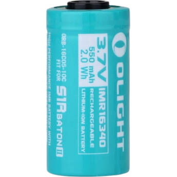 Olight IMR 16340 Li-Ion Battery for S1R II/Baton 3/Perun Mini (550mAh, 3.7V)