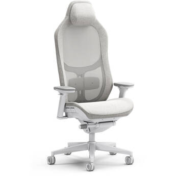 Fractal Design Refine 2 Ergonomic Gaming Chair (Light Gray Mesh and Fabric Hybrid)