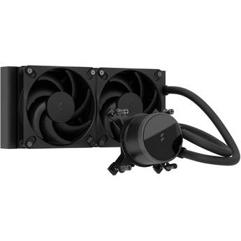 Fractal Design Radius 240mm AIO Liquid CPU Cooler (Black)