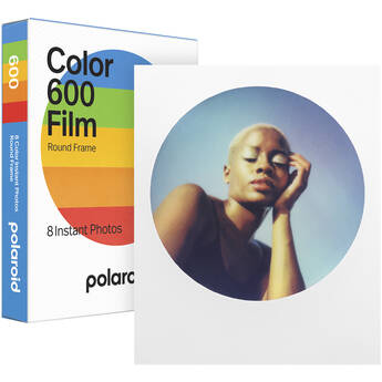Polaroid Color 600 Round Frame Instant Film (8 Exposures)