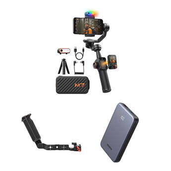 Hohem iSteady M7 Gimbal Kit with Handle and Power Bank