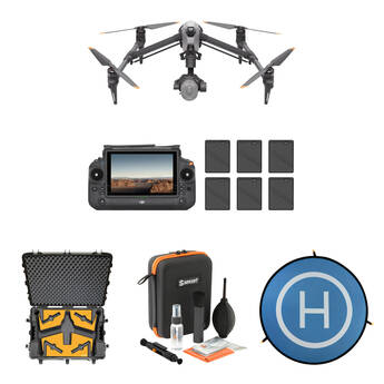 DJI Inspire 3 Drone with Hard-Shell Case & Accessory Kit