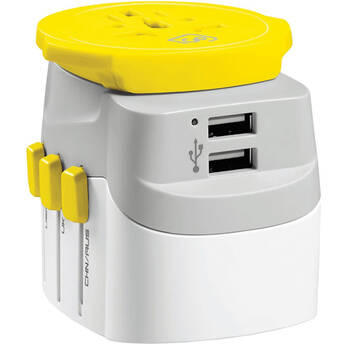 Worldwide International Adapter with Twin USB-A Ports