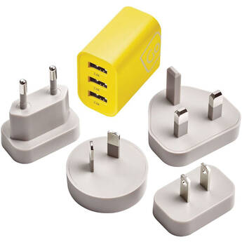 Worldwide 3-Port USB-A Charger
