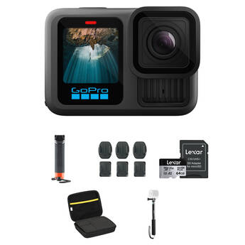 GoPro HERO13 Black with Memory Card and Accessories Bundle
