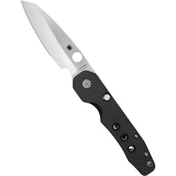 Spyderco Smock Folding Knife (Black Handle, S30V Stainless Steel)
