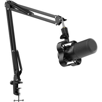 FIFINE AmpliTank K688NEOCT USB/XLR Dynamic Microphone with Boom Arm Stand (Black)