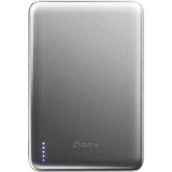 BMX SolidSafe Air 10K Magnetic Power Bank (10,000mAh, Silver)
