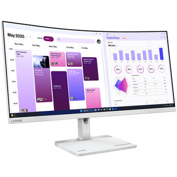 Lenovo L34W-4C 34" 1440p HDR 120 Hz Curved Ultrawide Monitor