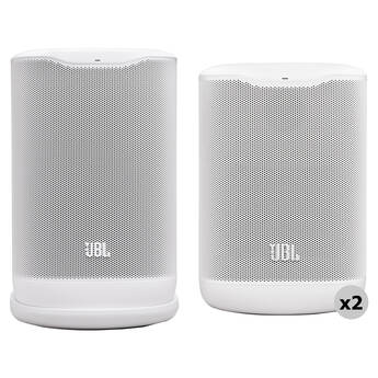 JBL Cove P1 & Dual Cove M1 Wireless Wi-Fi Home Speaker Kit (White)