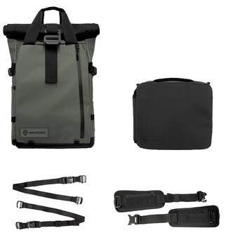 WANDRD PRVKE Backpack V3 with Photo Bundle (Green, 21L)