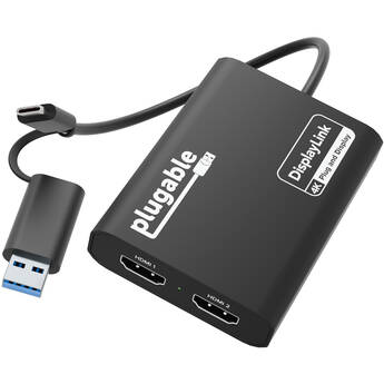 Plugable USBC-6950U USB-C Dual 4K Display Adapter