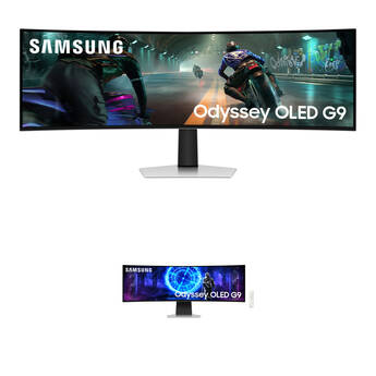 Samsung Odyssey QD-OLED 49" 1440p Curved Gaming Monitor Kit