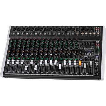 Pyle Pro PMXFR16 16-Channel Professional Mixing Console with Bluetooth
