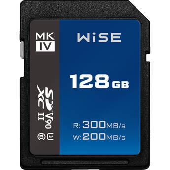 Wise Advanced 128GB SD-N MK-IV UHS-II SDXC Memory Card