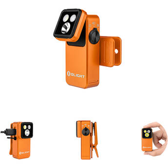 Olight Oclip 2 Pro Rechargeable Flashlight (Orange)