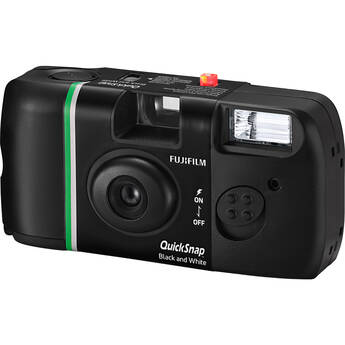 FUJIFILM QuickSnap Black and White One-Time-Use Disposable Camera (27 Exposures, 5-Pack)