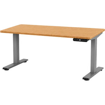 Uncaged Ergonomics Rise Up Electric Adjustable Height Standing Desk (48 x 30", Natural Bamboo)